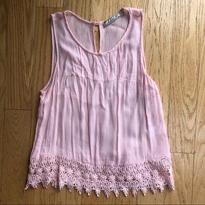 Pink Chloe K tank top